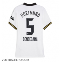 Borussia Dortmund Ramy Bensebaini #5 Derde tenue Dames 2024-25 Korte Mouwen