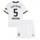 Borussia Dortmund Ramy Bensebaini #5 Derde tenue Kids 2024-25 Korte Mouwen (+ broek)