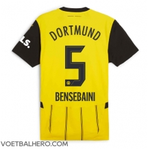 Borussia Dortmund Ramy Bensebaini #5 Thuis tenue 2024-25 Korte Mouwen