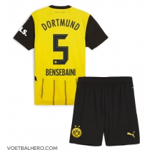 Borussia Dortmund Ramy Bensebaini #5 Thuis tenue Kids 2024-25 Korte Mouwen (+ broek)