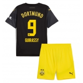 Borussia Dortmund Serhou Guirassy #9 Uit tenue Kids 2024-25 Korte Mouwen (+ broek)