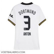 Borussia Dortmund Waldemar Anton #3 Derde tenue Dames 2024-25 Korte Mouwen