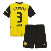 Borussia Dortmund Waldemar Anton #3 Thuis tenue Kids 2024-25 Korte Mouwen (+ broek)