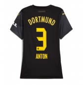 Borussia Dortmund Waldemar Anton #3 Uit tenue Dames 2024-25 Korte Mouwen