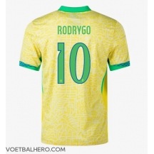 Brazilië Rodrygo Goes #10 Thuis tenue Copa America 2024 Korte Mouwen