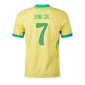 Brazilië Vinicius Junior #7 Thuis tenue Copa America 2024 Korte Mouwen