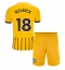 Brighton Danny Welbeck #18 Uit tenue Kids 2024-25 Korte Mouwen (+ broek)