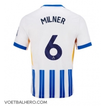 Brighton James Milner #6 Thuis tenue 2024-25 Korte Mouwen