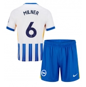 Brighton James Milner #6 Thuis tenue Kids 2024-25 Korte Mouwen (+ broek)