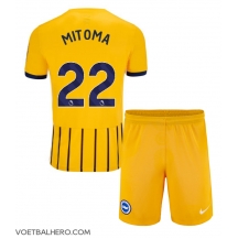 Brighton Kaoru Mitoma #22 Uit tenue Kids 2024-25 Korte Mouwen (+ broek)