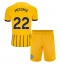 Brighton Kaoru Mitoma #22 Uit tenue Kids 2024-25 Korte Mouwen (+ broek)