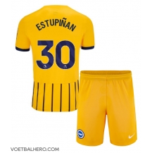 Brighton Pervis Estupinan #30 Uit tenue Kids 2024-25 Korte Mouwen (+ broek)