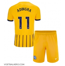 Brighton Simon Adingra #11 Uit tenue Kids 2024-25 Korte Mouwen (+ broek)