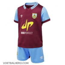 Burnley Thuis tenue Kids 2023-24 Korte Mouwen (+ broek)