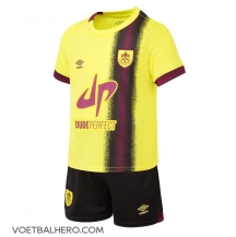 Burnley Uit tenue Kids 2023-24 Korte Mouwen (+ broek)