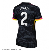 Chelsea Axel Disasi #2 Derde tenue Dames 2024-25 Korte Mouwen