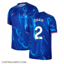 Chelsea Axel Disasi #2 Thuis tenue 2024-25 Korte Mouwen