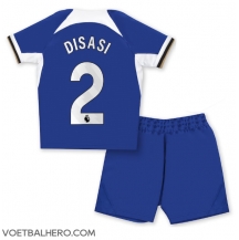 Chelsea Axel Disasi #2 Thuis tenue Kids 2023-24 Korte Mouwen (+ broek)