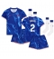 Chelsea Axel Disasi #2 Thuis tenue Kids 2024-25 Korte Mouwen (+ broek)