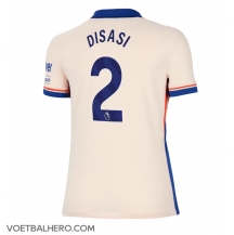 Chelsea Axel Disasi #2 Uit tenue Dames 2024-25 Korte Mouwen