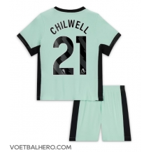 Chelsea Ben Chilwell #21 Derde tenue Kids 2023-24 Korte Mouwen (+ broek)