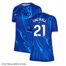 Chelsea Ben Chilwell #21 Thuis tenue Dames 2024-25 Korte Mouwen