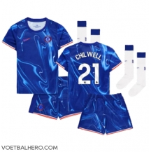 Chelsea Ben Chilwell #21 Thuis tenue Kids 2024-25 Korte Mouwen (+ broek)