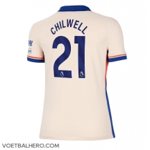 Chelsea Ben Chilwell #21 Uit tenue Dames 2024-25 Korte Mouwen