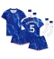 Chelsea Benoit Badiashile #5 Thuis tenue Kids 2024-25 Korte Mouwen (+ broek)