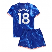 Chelsea Christopher Nkunku #18 Thuis tenue Kids 2024-25 Korte Mouwen (+ broek)