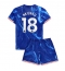 Chelsea Christopher Nkunku #18 Thuis tenue Kids 2024-25 Korte Mouwen (+ broek)