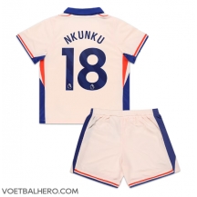 Chelsea Christopher Nkunku #18 Uit tenue Kids 2024-25 Korte Mouwen (+ broek)