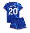 Chelsea Cole Palmer #20 Thuis tenue Kids 2024-25 Korte Mouwen (+ broek)