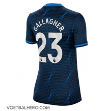 Chelsea Conor Gallagher #23 Uit tenue Dames 2023-24 Korte Mouwen