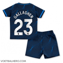 Chelsea Conor Gallagher #23 Uit tenue Kids 2023-24 Korte Mouwen (+ broek)