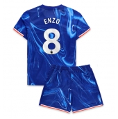 Chelsea Enzo Fernandez #8 Thuis tenue Kids 2024-25 Korte Mouwen (+ broek)