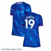 Chelsea Jadon Sancho #19 Thuis tenue Dames 2024-25 Korte Mouwen