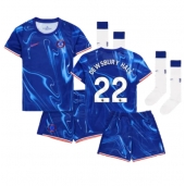 Chelsea Kiernan Dewsbury-Hall #22 Thuis tenue Kids 2024-25 Korte Mouwen (+ broek)