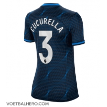 Chelsea Marc Cucurella #3 Uit tenue Dames 2023-24 Korte Mouwen