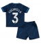 Chelsea Marc Cucurella #3 Uit tenue Kids 2023-24 Korte Mouwen (+ broek)