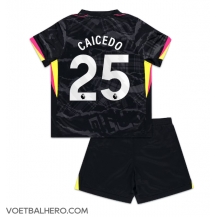 Chelsea Moises Caicedo #25 Derde tenue Kids 2024-25 Korte Mouwen (+ broek)