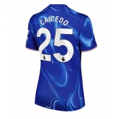 Chelsea Moises Caicedo #25 Thuis tenue Dames 2024-25 Korte Mouwen