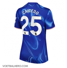 Chelsea Moises Caicedo #25 Thuis tenue Dames 2024-25 Korte Mouwen