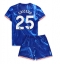 Chelsea Moises Caicedo #25 Thuis tenue Kids 2024-25 Korte Mouwen (+ broek)