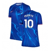 Chelsea Mykhailo Mudryk #10 Thuis tenue Dames 2024-25 Korte Mouwen