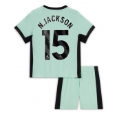 Chelsea Nicolas Jackson #15 Derde tenue Kids 2023-24 Korte Mouwen (+ broek)