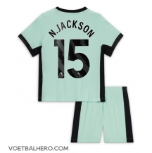 Chelsea Nicolas Jackson #15 Derde tenue Kids 2023-24 Korte Mouwen (+ broek)