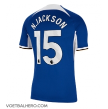 Chelsea Nicolas Jackson #15 Thuis tenue 2023-24 Korte Mouwen