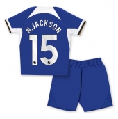 Chelsea Nicolas Jackson #15 Thuis tenue Kids 2023-24 Korte Mouwen (+ broek)