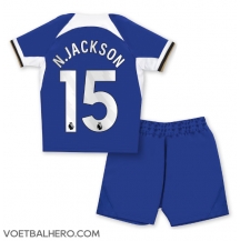 Chelsea Nicolas Jackson #15 Thuis tenue Kids 2023-24 Korte Mouwen (+ broek)